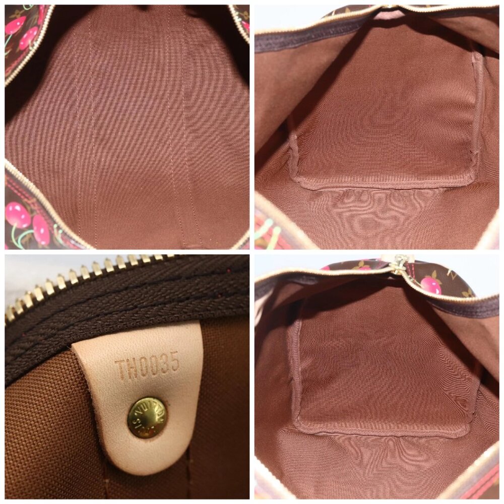 LOUIS VUITTON Monogram Cherry Keepall 45 Boston Bag M95011 LV Auth 158900SV - Picture 15 of 16